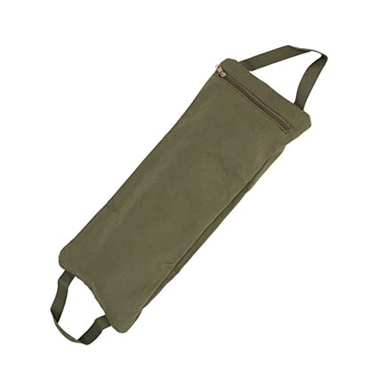 Topyond Sand Bag for Weight Training, Green Yoga Sand Bag with Handle, Yoga Weightlifting, Portable Fillable Yoga Canvas Sandbags for Yoga Weights and Training, Yoga Weight Bag