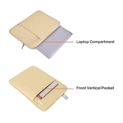 MOSISO Laptop Case 13 inch, Laptop Sleeve Compatible with MacBook Neo/Air/Pro 13 inch with A18/M5/M4/M3/M2/M1 Chip 2026-2016, Polyester Vertical Computer Sleeve Bag with Pocket, Camel - color: Camel, size: 13 inch