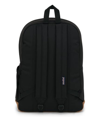 JanSport Right Pack Backpack - Durable Daypack with Padded 15" Laptop Sleeve, Spacious Main Compartment & Integrated Water Bottle Pocket - Black - color: Black