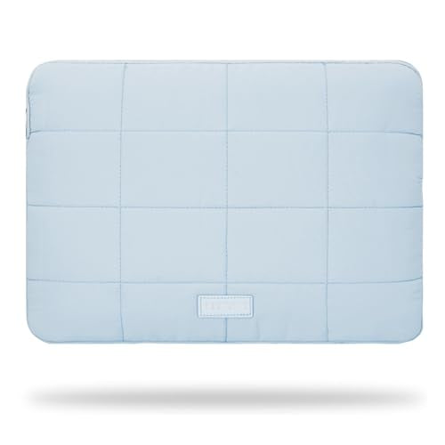Puffy Laptop Sleeve 14 Inch Matte Blue, Waterproof Carrying Case Bag for Women, Fluffy Computer 14 HP Case, Compatible with MacBook Pro 14 Inch, MacBook Air M2 M1, Asus/Dell XPS/Lenovo - color: Matte Blue, size: 14-inch