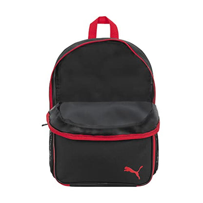 PUMA KIDS' EVERCAT BACKPACK & LUNCH KIT COMBO, Black/Red, Youth Size - color: Black/Red