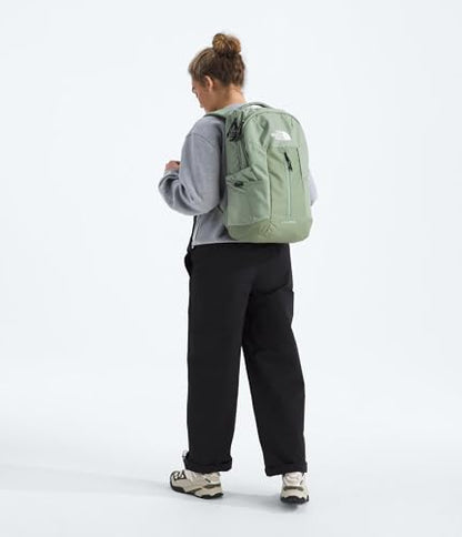 The North Face Lichen Daypack - Everyday Commuter Backpack, Laptop Sleeve, Water Bottle Pockets, Center Front Pouch, Bark Mist/Slate Moss, One Size - color: Bark Mist/Slate Moss