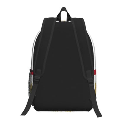 MZERSE Lightweight Carry On Backpack Egyptian Flag, Multi Pocket Travel Daypack, Casual Bag for Weekend Trips and Beach - color: Pattern (1113)