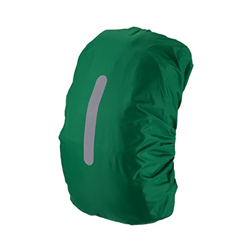 PATIKIL Waterproof Backpack Rain Cover, Non-Slip Backpack Cover with Vertical Reflective Strap Stay Dry for Hiking, Camping, Hunting - color: Dark Green, size: X-Small