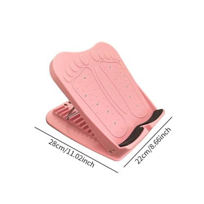 Vaveren Slant Board Calf Stretcher Incline Board Ankle Stretcher with Massage Multi Ffunctional Lightweight Aid Leg Exercise Machines, Pink - color: Pink