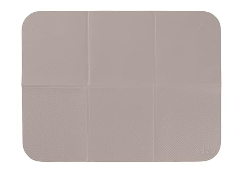 Ubbi On-The-Go Diaper Changing Baby Mat, Soft and Comfortable Diaper Bag Accessory Must Have for Newborns, Easy to Clean, Portable Folding Pad, Baby Traveling Accessories, Taupe - size: One Size, style: Taupe Changing Mat