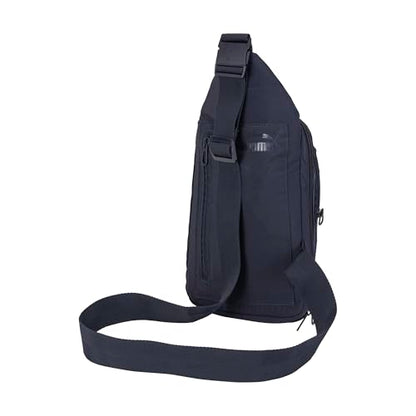 PUMA Women's Doer Sling Backpack with Adjustable Strap, Water Bottle Pocket & Zip Pockets, New Navy, One Size - color: New Navy