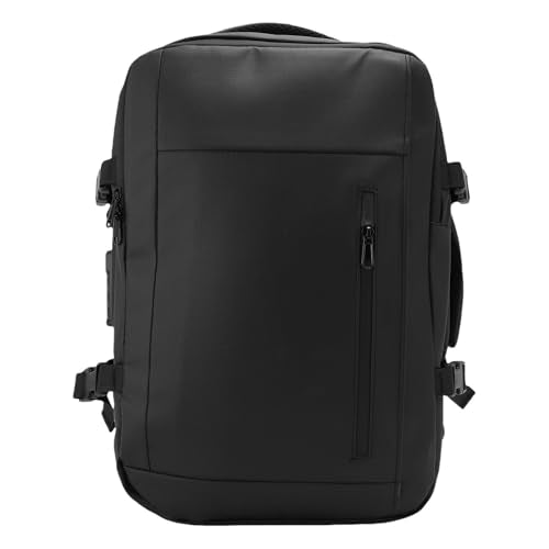 Jiawu Vacuum Backpack with Pump and Combination Lock, 55L Expandable Vacpack Backpack, Air Back Pack, Compression Vacuum Sealed Bags for Laptop, Travel, Business, Camping