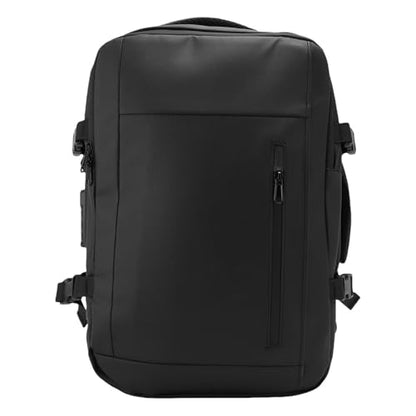 Jiawu Vacuum Backpack with Pump and Combination Lock, 55L Expandable Vacpack Backpack, Air Back Pack, Compression Vacuum Sealed Bags for Laptop, Travel, Business, Camping