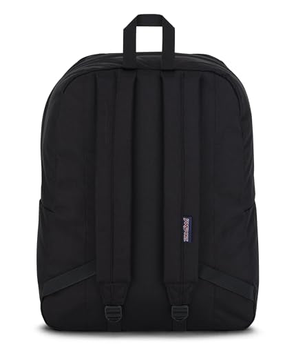 JanSport SuperBreak One Backpacks - Durable, Lightweight Bookbag with 1 Main Compartment, Front Utility Pocket with Built-in Organizer - Premium Backpack, Black - color: Black