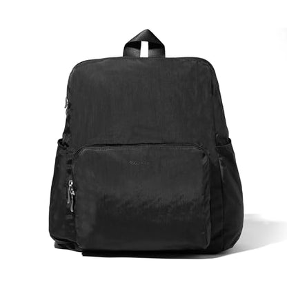 Baggallini Women's Carryall Packable Backpack, Black - color: Black