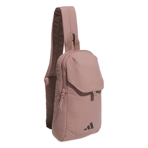 adidas Essentials 3 Crossbody – Sling Bag with Phone Pocket - color: Warm Clay Pink