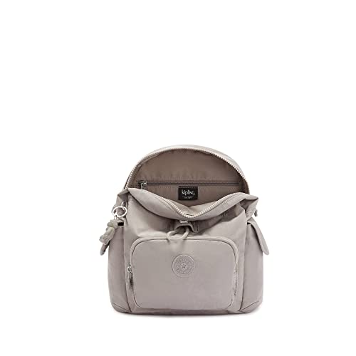 Kipling Women's City Pack Mini Backpack, Lightweight Versatile Daypack, Bag - color: Grey Gris, size: Mini