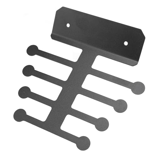 Pilipane Band Storage Rack Heavy Duty Wall Mounted Multifunctional Gym Equipment Organizer for Resistance Bands Jump Ropes Lifting Belts Carbon Steel 20.3 x 12.6cm