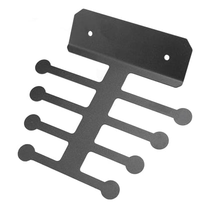 Pilipane Band Storage Rack Heavy Duty Wall Mounted Multifunctional Gym Equipment Organizer for Resistance Bands Jump Ropes Lifting Belts Carbon Steel 20.3 x 12.6cm