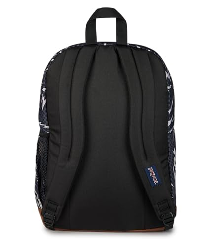 JanSport Cool Backpack with 15-inch Laptop Sleeve, Large Computer Bag Rucksack with 2 Compartments, Ergonomic Straps, High Voltage - color: High Voltage Black/Grey/Charcoal