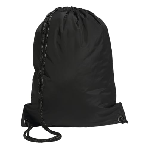 adidas Ready Sackpack – Drawstring Backpack Gym Bag, 13L - color: Black/White