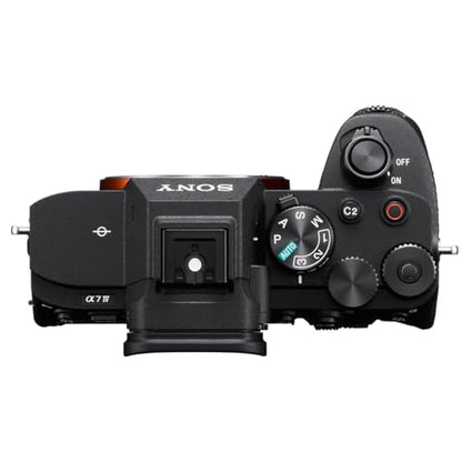 Sony Alpha a7 IV Mirrorless Camera with FE 24-70mm f/2.8 GM II Lens, Bundle with 128GB Memory Card, Backpack, NP-FZ100 Battery
