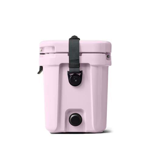 YETI Roadie 15 Hard Cooler with DoubleDuty Shoulder Strap - color: Cherry Blossom