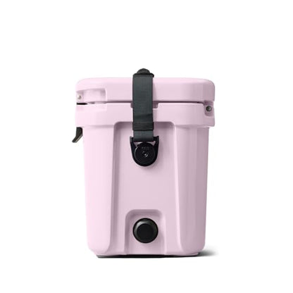 YETI Roadie 15 Hard Cooler with DoubleDuty Shoulder Strap - color: Cherry Blossom