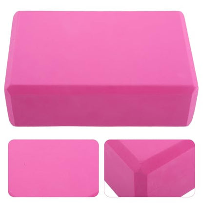 FOMIYES 2pcs Non-slip Eva Yoga Blocks High Density Gym Blocks for Pilates Balance and Stretching Practice, Lightweight Foam Bricks for Adults and Flexibility Training