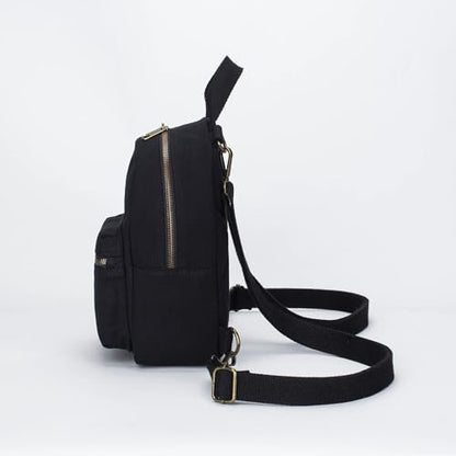 Women's Backpacks Comfortable Handles Compact and Lightweight Comfortable and Stylish (Black) - color: Black