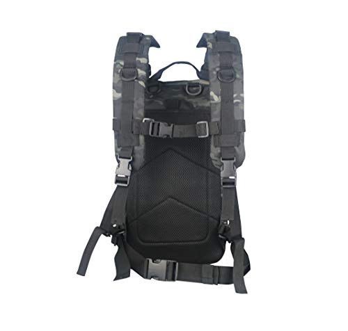 Lightning X Stocked EMS/EMT Trauma & Bleeding First Aid Responder Medical Backpack + Kit (Black Camo) - color: Black Camo