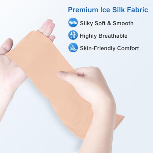 Velpeau Cover Sleeve for Neck Brace & Cervical Collar for Men & Women, Dust Cover, Comfortable Wearing While Sleeping, Working, Breathable Sweat-Absorbent, Quick Dry (Khaki, Large) - size: Large (Pack of 1), style: Neck Brace Sleeve-Khaki