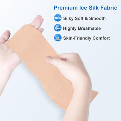 Velpeau Cover Sleeve for Neck Brace & Cervical Collar for Men & Women, Dust Cover, Comfortable Wearing While Sleeping, Working, Breathable Sweat-Absorbent, Quick Dry (Khaki, Large) - size: Large (Pack of 1), style: Neck Brace Sleeve-Khaki