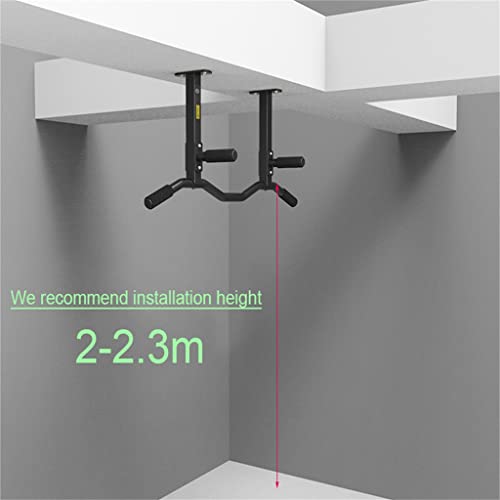 Wall Mounted Pull Up Bar Gym Chin Indoor Roof Horizontal Sport Parallel Workout Exerciser