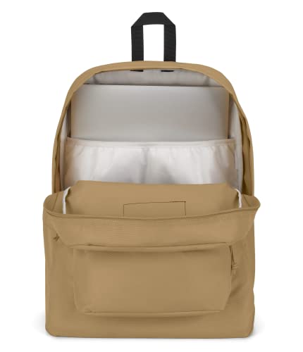 JanSport SuperBreak Plus Backpack with Padded 15-inch Laptop Sleeve and Integrated Bottle Pocket - Spacious and Durable Daypack for Work and Travel - Curry - color: Curry