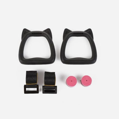 Gymnastic Rings Set with 2m Adjustable Straps, Professional Pull-up Sports Gym Rings for Indoor Training and Workout Fitness Equipment