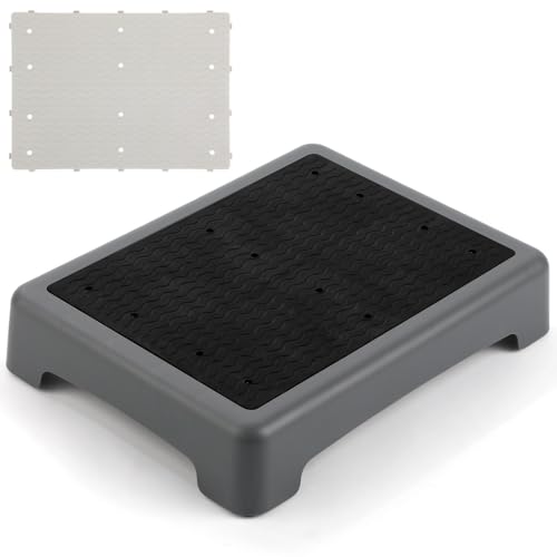 Senior Mobility Step Platform, Non-Slip Stool For Stairs, Cars, Beds, 440 Lbs Load Capacity, Portable Half-Step Riser For Elderly