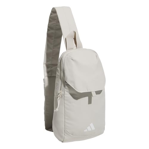 adidas Essentials 3 Crossbody – Sling Bag with Phone Pocket - color: Wonder Alumina Grey