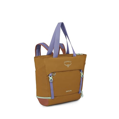 Osprey Daylite Large Tote Weekend Pack - Shoulder or Backpack Carry with Laptop Sleeve & Shoe Compartment, Barley Brown/Multi - color: Barley Brown Multi