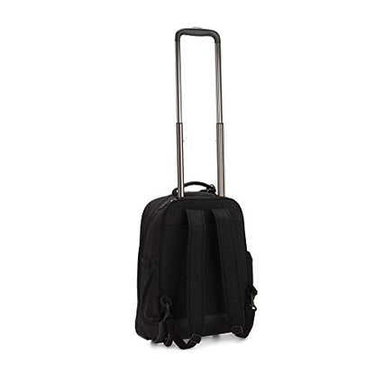 Kipling Women's Gaze Large Rolling Backpack, Durable, Wheeled Backpack with Adjustable Shoulder Straps, Nylon Book Bag - color: True Black
