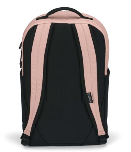 JanSport Inbound Pack – Large Main Compartment, Dual Water Bottle Pockets, and Dedicated 15-Inch Padded Laptop Pocket, Misty Rose - color: Misty Rose