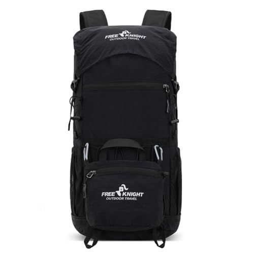 Bseash 30L Lightweight Hiking Backpack, Black | Waterproof, Outdoor Sport Travel Bag Daypack, For Cycling Climbing Skiing - color: Black
