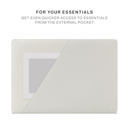 NATIVE UNION Stow Slim for MacBook Air 15" (2023) and MacBook Pro 16” (2021-2024) – Premium MacBook Sleeve with Easy-Access Magnetic Closure (Sandstone) - color: Sandstone, size: 16"