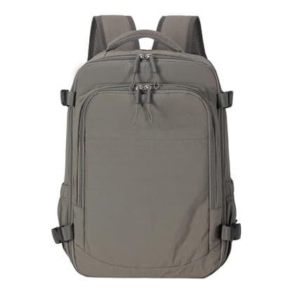 Travel Backpack For Women Menk,Airline Approved Carry on Backpack,Casual Daypack for Business Travel Essentials (Grey) - color: Grey