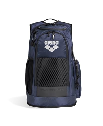 ARENA All Set Sports Swim Backpack Athletes Gym Rucksack Multisport Daypack Large Size Training Gear Equipment Bag 45 Liters - color: Navy