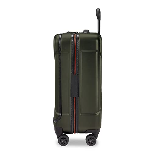 Briggs & Riley 22 Inch Carry-On Luggage with Wheels - Small Rolling Hard Shell Heavy Duty Suitcase with Front Laptop Compartment - 360 Spinner Wheels - Torq Collection - Hunter Green - color: Hunter, size: 22'"