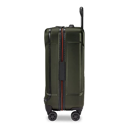 Briggs & Riley 22 Inch Carry-On Luggage with Wheels - Small Rolling Hard Shell Heavy Duty Suitcase with Front Laptop Compartment - 360 Spinner Wheels - Torq Collection - Hunter Green - color: Hunter, size: 22'"
