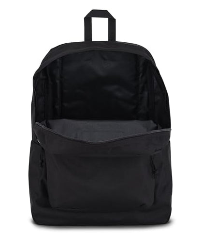 JanSport SuperBreak One Backpacks - Durable, Lightweight Bookbag with 1 Main Compartment, Front Utility Pocket with Built-in Organizer - Premium Backpack, Black - color: Black