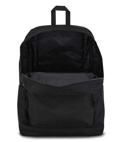 JanSport SuperBreak One Backpacks - Durable, Lightweight Bookbag with 1 Main Compartment, Front Utility Pocket with Built-in Organizer - Premium Backpack, Black - color: Black