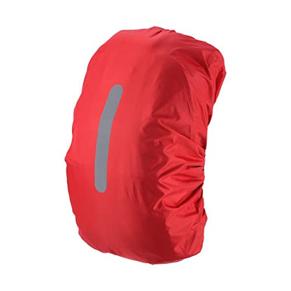 PATIKIL Waterproof Backpack Rain Cover, Non-Slip Backpack Cover with Vertical Reflective Strap Stay Dry for Hiking, Camping, Hunting - color: Red, size: Small