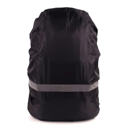 Water Rain Covers for Backpack Rucksack Rain Covers Rainproof Protector with Reflective Strips Bag Rain Covers - color: Green Color-S