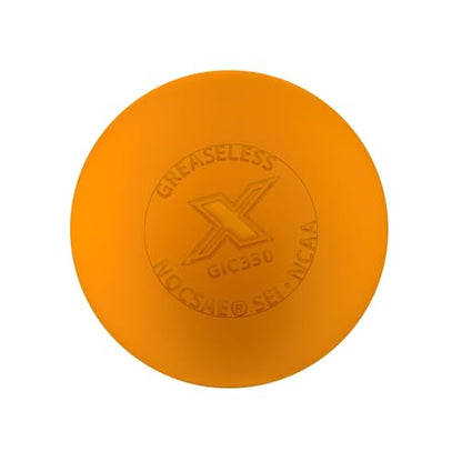 PEARL X Greaseless Lacrosse Balls by Guardian Innovations - Official Ball of NCAA Championships - Meets NOCSAE Standards and SEI/NCAA Certified - color: Orange, size: 20 Pack