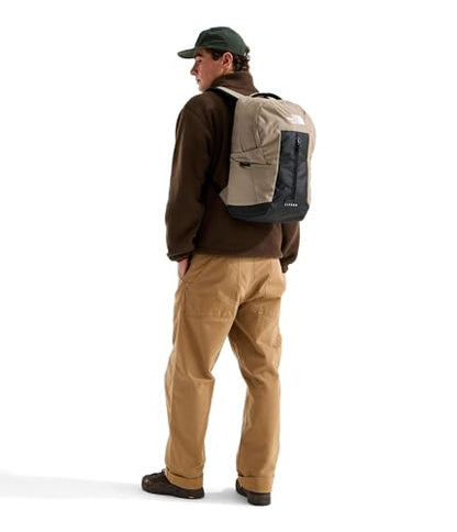 The North Face Lichen Daypack - Everyday Commuter Backpack, Laptop Sleeve, Water Bottle Pockets, Center Front Pouch, Garnet/TNF Black, One Size - color: Garnet/Tnf Black