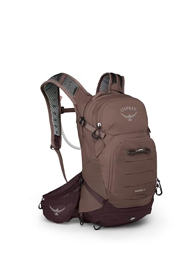 Osprey Raven 14L Women's Mountain Biking Backpack with Hydraulics Reservoir - color: Magma Brown, style: 14l